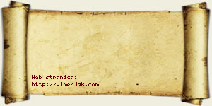 Nadja Sentić vizit kartica